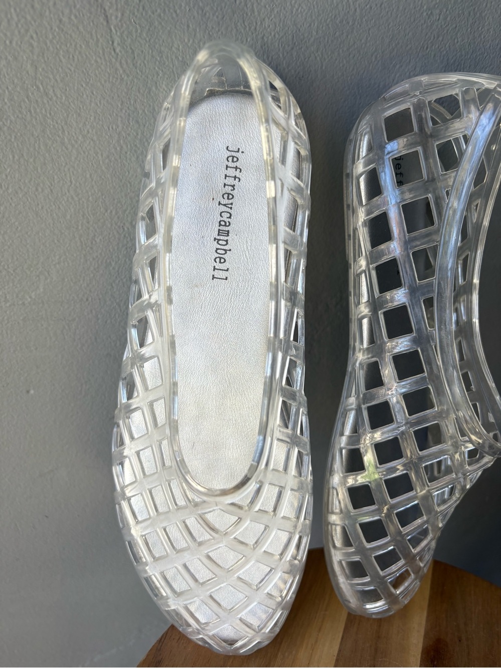 Jeffrey Campbell Women's Jellz Caged Slip On Shoes - Size 7 - Picture 5 of 7